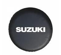 QWTYAFDD Copriruota Scorta,per Auto Suzuki Grand Vitara (JT) 3.Gen (4door) 2005-2017 Copertura della Ruota di Antipolvere Impermeabili Elastico Accessori Decorazioni Esterne,A 14in