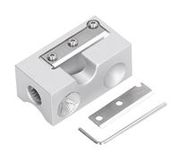 QWUUYEC Accessorio Lama per Riparazione Punta Stecca da Biliardo, Design Ergonomico, Leggero e Resistente Argento - Multifunzione per Modellare e Affilare, Perfetto per Giocatori di