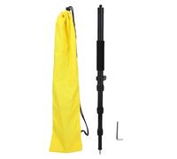 QWUUYEC Asta Telescopica GPS, Palo da Rilevamento in Lega di Alluminio 1,5m, Bolla di Livello Precisa, Struttura Stabile - Design Regolabile, Leggero e Resistente, per Rilievi Topografi