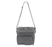 QWUUYEC Borsa Pranzo in Tessuto Oxford, Grande Capacità, Isolamento Termico a 2 Strati, Nero - Conserva Cibi Caldi e Freddi, Spaziosa e Resistente, Ideale Picnic e Scuola (Grigio)