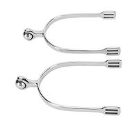 QWUUYEC Horse English in Acciaio Inox con Pallina Rotante, 2 Pezzi - Materiale Durevole, Protezione del Cavallo, Ideale per Equitazione E Addestramento