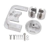 QWUUYEC Kit Anodi in Alluminio per Motore Fuoribordo, Sostituzione Resistente alla Corrosione, Compatibile MerCruiser Bravo II III - Protezione Galvanica Avanzata, Installazione Diretta,