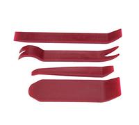 QWUUYEC Kit Leve Delleva Pannelli Auto, 4 Pezzi Strumenti Plastica per Smontaggio Porte e Cruscotto - Strumenti Resistenti, Antigraffio, Pratici per Installazione e Rimozione