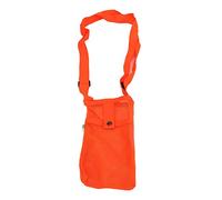 QWUUYEC Porta Bottiglia d'Acqua Portatile in Nylon, Borsa con Tracolla Regolabile, 20x11 cm, Fluorescente - Resistente all'Acqua, Leggero e Pratico per Sport all'Aperto (Arancione Fluorescente)
