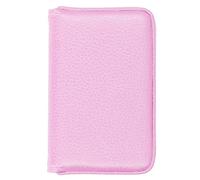 QWUUYEC Porta del biglietto da visita - custodia in pelle PU di grande capacità, protegge e organizza 15-20 carte, chiusura della fibbia magnetica, uso dell'ufficio per manager e (type 7)
