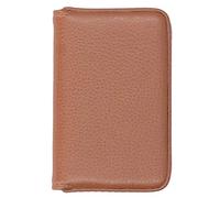 QWUUYEC Porta del biglietto da visita - custodia in pelle PU di grande capacità, protegge e organizza 15-20 carte, chiusura della fibbia magnetica, uso dell'ufficio per manager e (type 5)