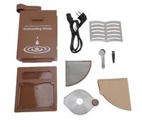 QWUUYEC Pour Over Coffee Machine Elettrica 300ml, Pieghevole e Smontabile, 7 Fori a Goccia a Forma di Libro - Riscaldamento Stabile, Design Compatto e Portatile, Ideale per Casa Ufficio