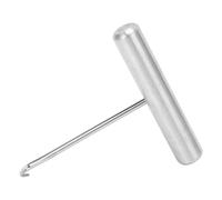 QWUUYEC Racket String Assistance Puller, Strumento per Stringere Corde Racchetta 8,5x10cm in Acciaio Inox - Design con Fondo a Contatto Curvo, Adatto per Tennis, Badminton e Squash