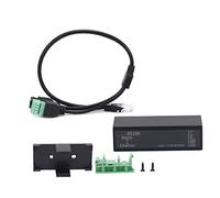 QWUUYEC Serial Server RS232 a Ethernet DTU, Modulo Comunicazione Messaggi, 5-36VDC - Supporto Sicurezza TLS AES DES3, Configurazione Web e OTA per IoT