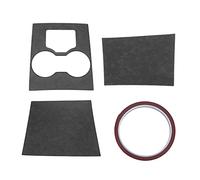 QWUUYEC Set 3 Pezzi Pannelli Consolle Centrale Forgiati Effetto Marmo Carbonio, Compatibili con 2018-2020 - Protezione Resistente ai Graffi, Decorazione Interni Auto di Lusso