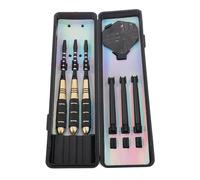 QWUUYEC Set Freccette Punta, Acciaio e Alluminio, Leggero e Durevole con Custodia - Precisione Elevata, Grip Antiscivolo, Ideale per Principianti e Giocatori Professionisti