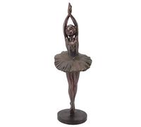 QWUUYEC Statua ballerina - Scultura artistica unica, dettagli delicati, simbolo di danza ispiratore, arredamento della camera da letto per ufficio, elegante di figurina