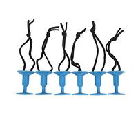 QWUUYEC Surf Board Leash Leg Rope Plug Nylon Plastic, 6 Pezzi, Accessori Surfboard, 5cm Altezza - Resistente e Durevole, Facile Installazione, Compatibile con Tavole Morbide e (Blu)