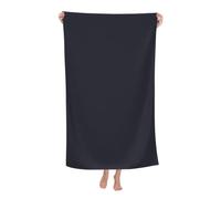 QWVBN Asciugamano da bagno assorbente in fibra ultra fine di colore nero, morbido, adatto per bagni, nuoto, yoga, spiagge, ecc.