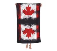 QWVBN Asciugamano da bagno con bandiera canadese in fibra ultra fine, morbido, adatto per bagni, nuoto, yoga, spiagge, ecc.