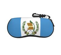 Qwvbn Bandiera del Guatemala Custodia per occhiali ultra leggera e comoda con guscio morbido, protegge da graffi, occhiali, occhiali da sole, occhiali da lettura, ecc.