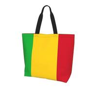 Qwvbn Bandiera del Mali Prints, borsa per la spesa a spalla singola da donna, design elegante e spazioso, perfetta per i pendolari quotidiani e lo shopping.