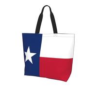 Qwvbn Bandiera del Texas Prints, borsa per la spesa a spalla singola da donna, design elegante e spazioso, perfetta per i pendolari quotidiani e lo shopping.