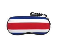 Qwvbn Bandiera della Costa Rica Custodia per occhiali ultra leggera e comoda con guscio morbido protegge occhiali, occhiali da sole, occhiali da lettura, ecc. dai graffi.