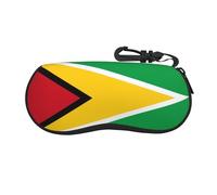 Qwvbn Bandiera della Guyana Custodia per occhiali ultra leggera e comoda con guscio morbido protegge occhiali, occhiali da sole, occhiali da lettura, ecc. dai graffi.