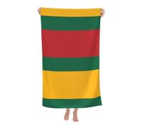 QWVBN Bandiera della Lituania Telo da bagno assorbente in fibra ultra fine, morbido, adatto per bagni, nuoto, yoga, spiagge, ecc.
