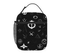 Qwvbn Borsa per il pranzo portatile con stampa dell'universo, leggera e isolata, adatta sia per uomini che per donne, ideale per picnic e viaggi