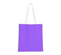 Qwvbn Le borse di tela viola chiaro in tinta unita sono riutilizzabili e adatte per lo shopping, andare a scuola, andare al lavoro, ecc.