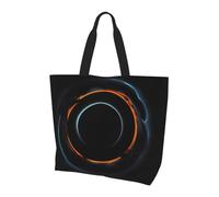 Qwvbn Mysterious Cosmic Black Holes Prints, borsa per la spesa a spalla singola da donna, design elegante e spazioso, perfetta per i pendolari quotidiani e lo shopping.