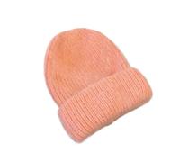 QWWQYDY Capello Uomo Cappello Invernale da Donna Berretto in Lana di Cashmere, Berretto Spesso, Caldo, Morbido, Lavorato a Maglia(Orange)