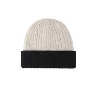 QWWQYDY Capello Uomo Cappello Lavorato a Maglia a Testa Grande da Donna Uomo Invernale in Lana con Doppio Blocco Caldo e Ispessito for Protezione for Le Orecchie(Cream-Colored)