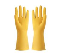 QWWQYDY Guanti Lavapiatti Cleaning Wide Application For Kitchen Gloves Breathable Oilproof Rubber Anti-scratch Washing(S)