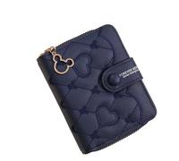 QWWQYDY Portafoglio Donna Grande Mini portafoglio con ricamo a forma di topo, porta carte d'identità, porta monete for ragazze, portafoglio corto con cerniera alla moda for le donne(C)