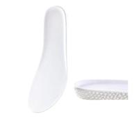 QWWQYDY Solette Rialzate Uomo Solette Traspiranti con Inserto for Tallone rialzato, Cuscino Unisex for Aumento di Altezza(1.5CM-White,EU39)