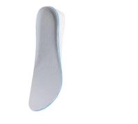 QWWQYDY Solette Rialzate Uomo Solette Traspiranti con Inserto for Tallone rialzato, Cuscino Unisex for Aumento di Altezza(1.5CM-Grey Blue,EU44)