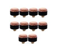 QWWQYDY Stecca da Biliardo 15/20Pcs Screw in Cue Tips Snooker Pool Billards Tip Head Replacement Parts Economic Pool Table Club Snooker Cue Accessories(20pcs,10mm)