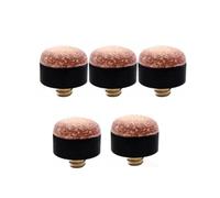 QWWQYDY Stecca da Biliardo 15/20Pcs Screw in Cue Tips Snooker Pool Billards Tip Head Replacement Parts Economic Pool Table Club Snooker Cue Accessories(15pcs,13.0mm)