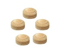 QWWQYDY Stecca da Biliardo 15Pcs Table Billiards Pool Cue Tips Accessories Artificial Leather End Tips for Club Billiard Players Pub Home Personal Use(13.0mm)