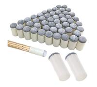 QWWQYDY Stecca da Biliardo 20Pcs/Pack Slip-on Billiards Cue Tips 9/10/11/12/13mm Replacement Cover Tip Protector Plastic Snooker Accessories Pool Cue Stick(11mm)