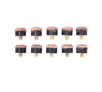 QWWQYDY Stecca da Biliardo 20PCs Screw On Cue Tips for Billiard Pool Cue Stick And Snooker Cue Parts(10mm)