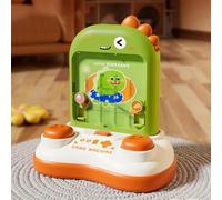 QWYEIQ Dinosauro Basket Shooting Game Machine, Giochi per bambini da tavolo Giocattoli elettronici interattivi per bambini Giochi da tavolo Età 3-5 anni Regalo di compleanno, Giocattoli per bambini