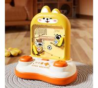 QWYEIQ Dinosauro Basket Shooting Game Machine, Giochi per bambini da tavolo Giocattoli elettronici interattivi per bambini Giochi da tavolo Età 3-5 anni Regalo di compleanno, Giocattoli per bambini