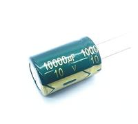 QWZBEIRUK 2pcs/Lot 10v 10000UF Low/Impedance High Frequency Aluminum electrolytic Capacitor Size 16X25