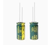 QWZBEIRUK 5pcs 50V1000UF High-Frequency Low Resistance Green Gold Aluminum electrolytic Capacitor 13X25