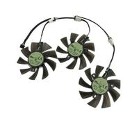 QWZOZST 3 Pezzi Fai da Te T129215BU, Ventola di Raffreddamento della Scheda Grafica GPU, per Powercolor per RX 5700 XT per Red per Devil 8 GB, schede Video(T129215BU)