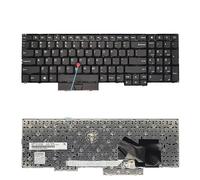 QWZOZST Tastiera per Laptop per Lenovo per IBM per ThinkPad E530 E530C E535 E545 04Y0264 04W2443 04Y0301 04Y0267 0C01700 V132020AS3(US with Mouse)