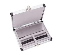 QXD-Misuratore di finezza for raschietto in acciaio inossidabile, calibro a piastra a scanalatura singola, 25/50/100 / 150um Stabilità a Lungo Termine(0-50um)