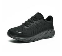 QXDZSW Coppia Ultra Leggero Mesh Traspirante Scarpe Da Corsa Estate Sport Tempo Libero Uomo Outdoor Running Fitness Calzature 36-46, Nero , 43.5 EU