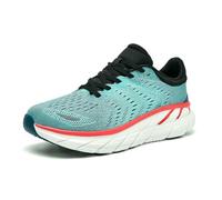QXDZSW Coppia Ultra Leggero Mesh Traspirante Scarpe Da Corsa Estate Sport Tempo Libero Uomo Outdoor Running Fitness Calzature 36-46, Verde scuro, 43.5 EU
