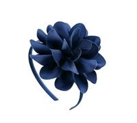 QXDZSW - Fasce per capelli da donna, 11,4 cm, in tinta unita, con fiocco in gros grain, accessorio per capelli fatto a mano