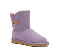 QXDZSW - Stivali da neve classici da donna, impermeabili, invernali, caldi, Viola Sogno, 34 EU